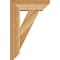 Ekena Millwork Traditional Slat Rough Sawn Bracket w/ Offset Brace, Western Red Cedar, 6"W x 16"D x 24"H BKT0604X16X24TRA06RWR - alternate 2